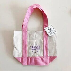 Trader Joe's Mini Tote Pink